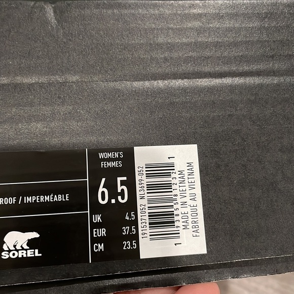 Sorel Women's Lennox Lace Boot - Waterproof - Quarry - NEW - Picture 10 of 10